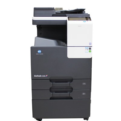 柯尼卡美能达 C226 复印机 商用办公大型A3彩色复印机双纸盒双输双面带工作台彩鼓一套